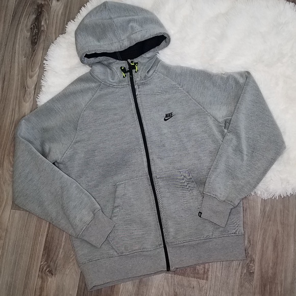 Nike Other - NIKE Gray Zip Up Hooded Lined Jacket B44